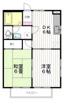 ボルベールAの間取り