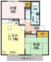 プラザ・ルミエール A棟の間取り