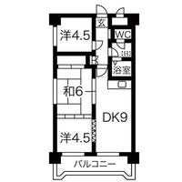 カーレスト白石の間取り