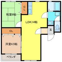 デルフィン鵜沼の間取り