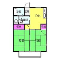 フローラル田口の間取り