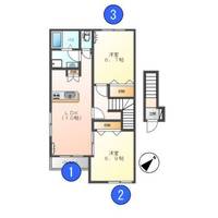 栃木県栃木市柳橋町(アパート)の賃貸物件の間取り