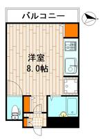 東京都目黒区中町1(マンション)の賃貸物件の間取り