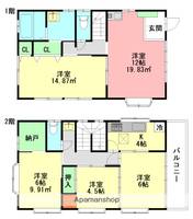 物件の間取り画像