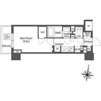 東京都江東区常盤1(マンション)の賃貸物件の間取り