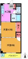 サンスターハイツの間取り