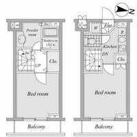 東京都中野区大和町3(マンション)の賃貸物件の間取り