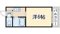 ロイヤル柴島の間取り