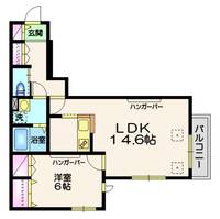 東京都中野区中央1(マンション)の賃貸物件の間取り