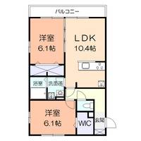 ガーネット海老名の間取り