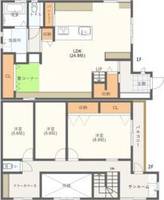 愛知県名古屋市千種区川崎町2(一戸建)の賃貸物件の間取り