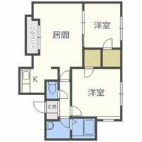 ラグナベルデ発寒IIの間取り