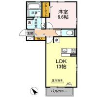 福岡県久留米市国分町(アパート)の賃貸物件の間取り