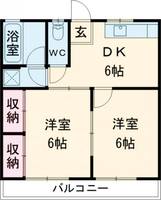 ハートランド垣鼻の間取り