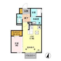 栃木県宇都宮市鶴田町(アパート)の賃貸物件の間取り