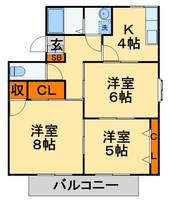 物件の間取り画像
