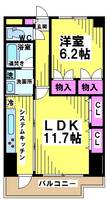 東京都調布市下石原2(マンション)の賃貸物件の間取り