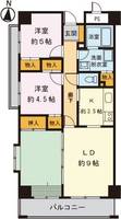 東京都足立区舎人3(マンション)の賃貸物件の間取り