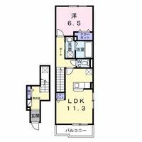 群馬県伊勢崎市東本町(アパート)の賃貸物件の間取り