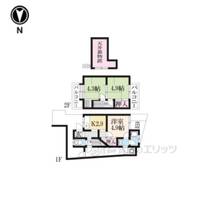 京都府京都市右京区西院西今田町(一戸建)の賃貸物件の間取り