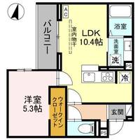 埼玉県越谷市南越谷5(アパート)の賃貸物件の間取り