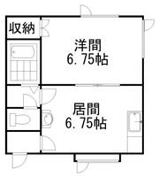 サンライズ山形屋IIの間取り