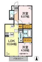 ディアコート富田の間取り