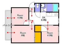 パークサイドレジデンスIの間取り