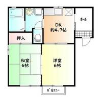 シティライフ小池Cの間取り