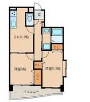 愛知県名古屋市名東区社台3(マンション)の賃貸物件の間取り