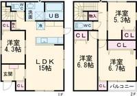 物件の間取り画像