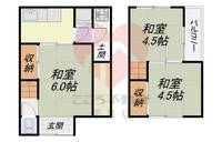 大阪府東大阪市大蓮東5(一戸建)の賃貸物件の間取り