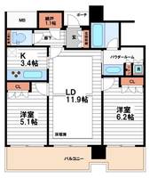 物件の間取り画像