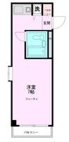 神奈川県横浜市青葉区市ケ尾町(マンション)の賃貸物件の間取り