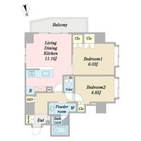 SK 三田 Residenceの間取り