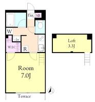 ソレアード・Mの間取り