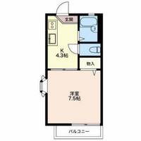 シングルハウス Yの間取り