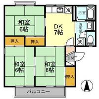 ベルシアH II棟の間取り