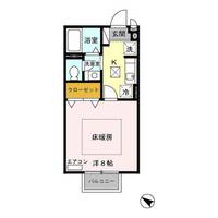 シュヴァルベ北松本 1階の物件の間取り