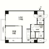 東京都渋谷区代々木3(マンション)の賃貸物件の間取り