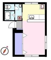 神奈川県横浜市西区中央1(マンション)の賃貸物件の間取り