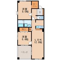 愛知県名古屋市東区泉1(マンション)の賃貸物件の間取り