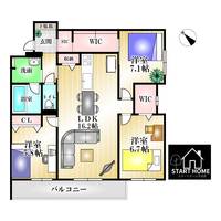 物件の間取り画像