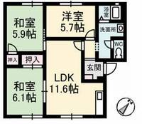 物件の間取り画像