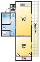 東京都北区東十条4(マンション)の賃貸物件の間取り