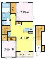 物件の間取り画像