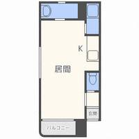 北海道札幌市中央区南五条西22(マンション)の賃貸物件の間取り