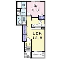 三重県伊賀市三田(アパート)の賃貸物件の間取り