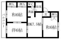メゾン嶋津の間取り