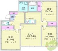 宮城県仙台市青葉区高野原2(一戸建)の賃貸物件の間取り